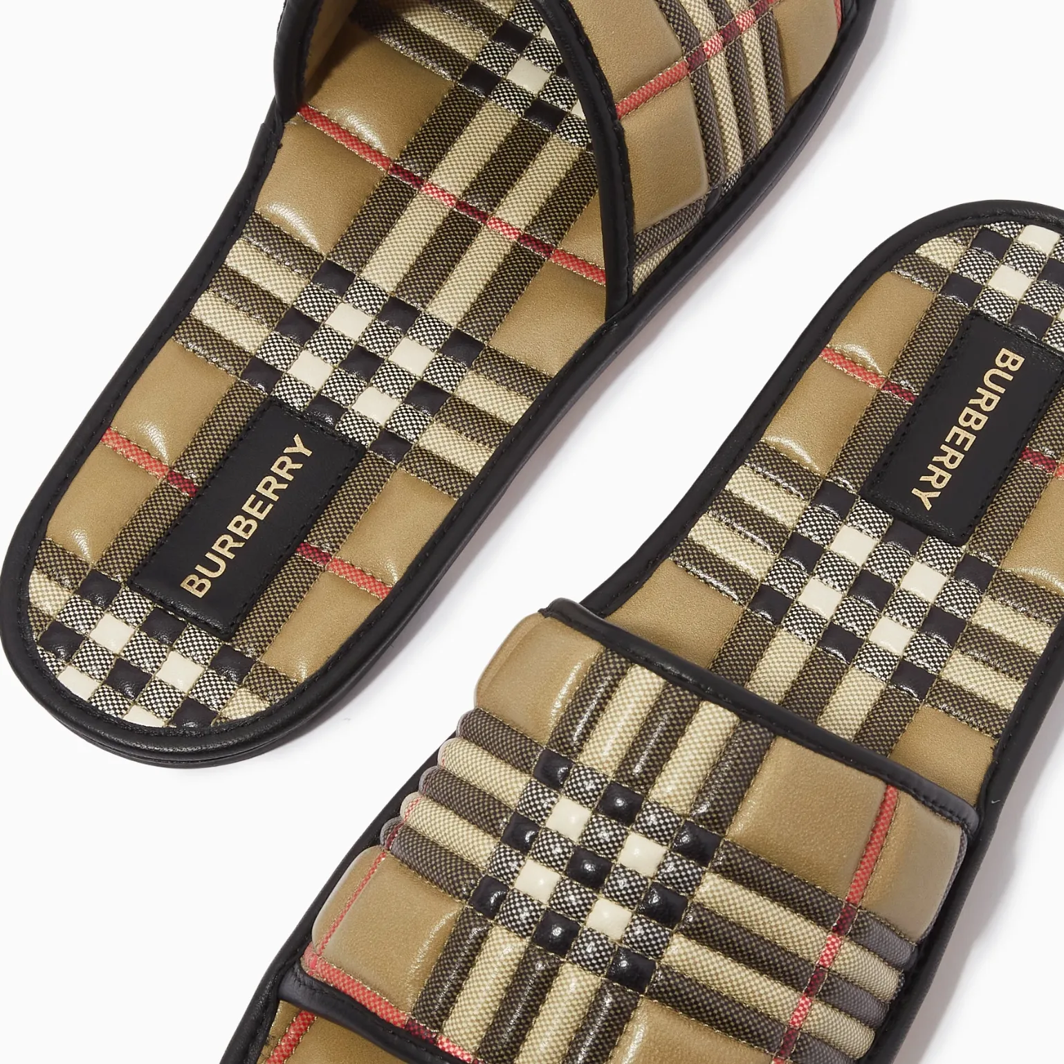 Womens Burberry Alixa Check Sandal