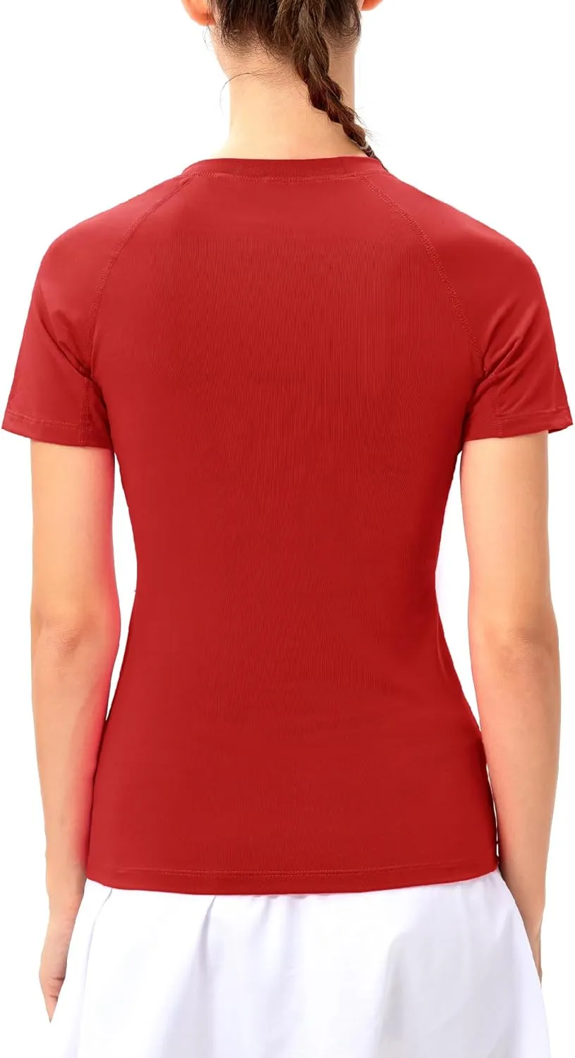 Women's Fitness Athletic Casual T-Shirt Running Workout Yoga Quick Dry Top 3 Pack
