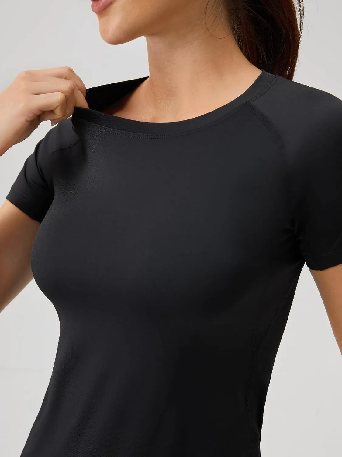 Women's Fitness Athletic Casual T-Shirt Running Workout Yoga Quick Dry Top 3 Pack