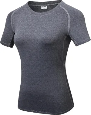 Women's Fitness Athletic Casual T-Shirt Running Workout Yoga Quick Dry Top 3 Pack