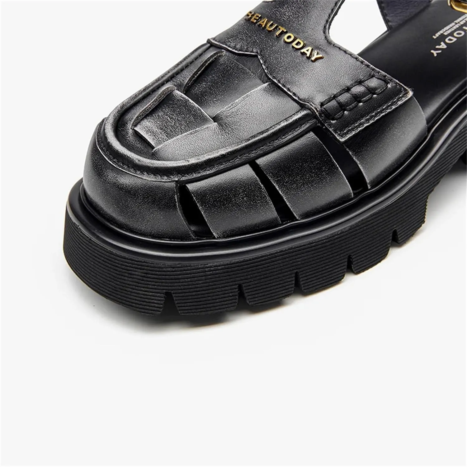 Women's Gladiator Platform Sandals - Thick Sole Throwback-Inspired Roman Beach Summer Shoes