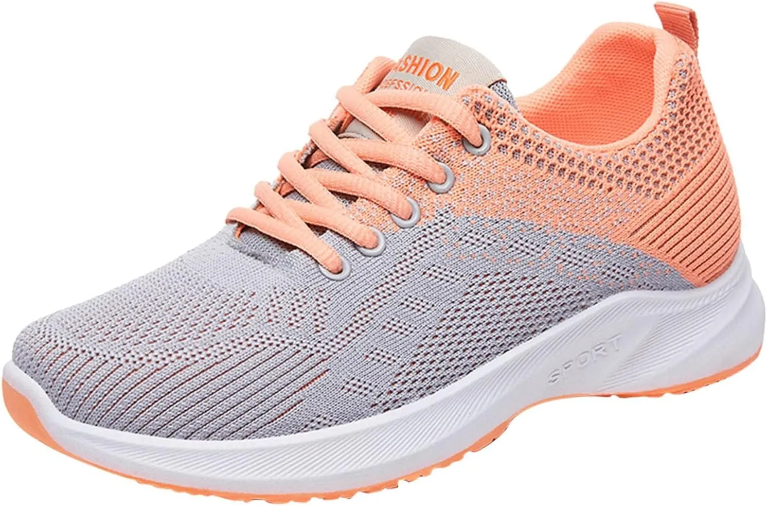 Women's Lace Up Walking Running Shoes Tennis Casual Womens Running Shoes Mesh Breathable Casual Work Shoes Casual Sneakers White Tennis Shoe Cross Trainer Shoe