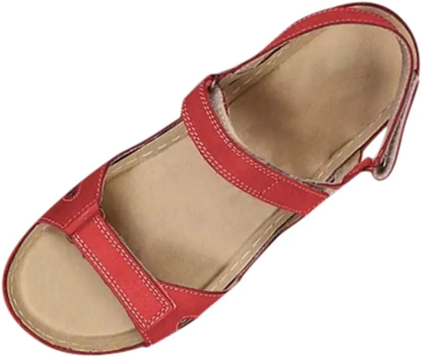 Womens Orthopedic Slides with Arch Support Summer Sandals Comfortable Walking Shoes Adjustable Straps Lightweight Beach Casual Outdoor Plantar Fasciitis Recovery