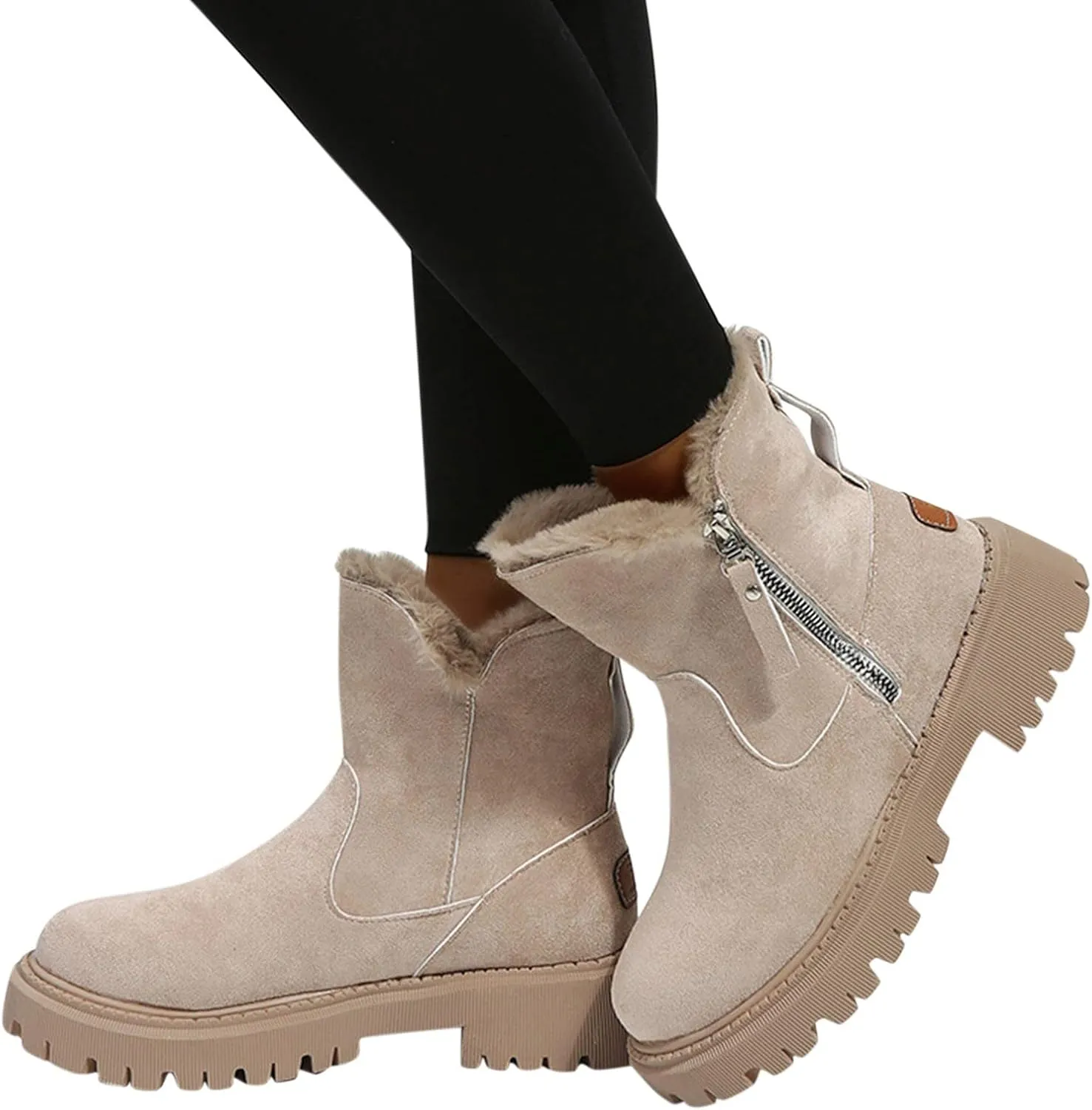 Women's Snow Boots Waterproof Insulated Winter Boots for Women Waterproof Snow Size 10 Womens Wide Snow Boots Wide Width Women Waterproof Boots Wide Calf Snow Boots Wide Calf Women