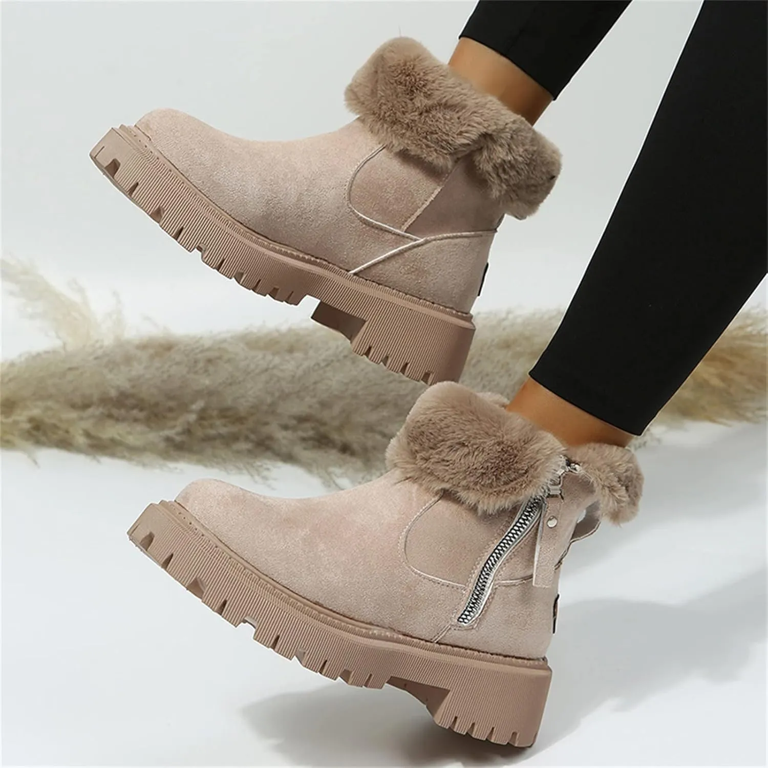 Women's Snow Boots Waterproof Insulated Winter Boots for Women Waterproof Snow Size 10 Womens Wide Snow Boots Wide Width Women Waterproof Boots Wide Calf Snow Boots Wide Calf Women