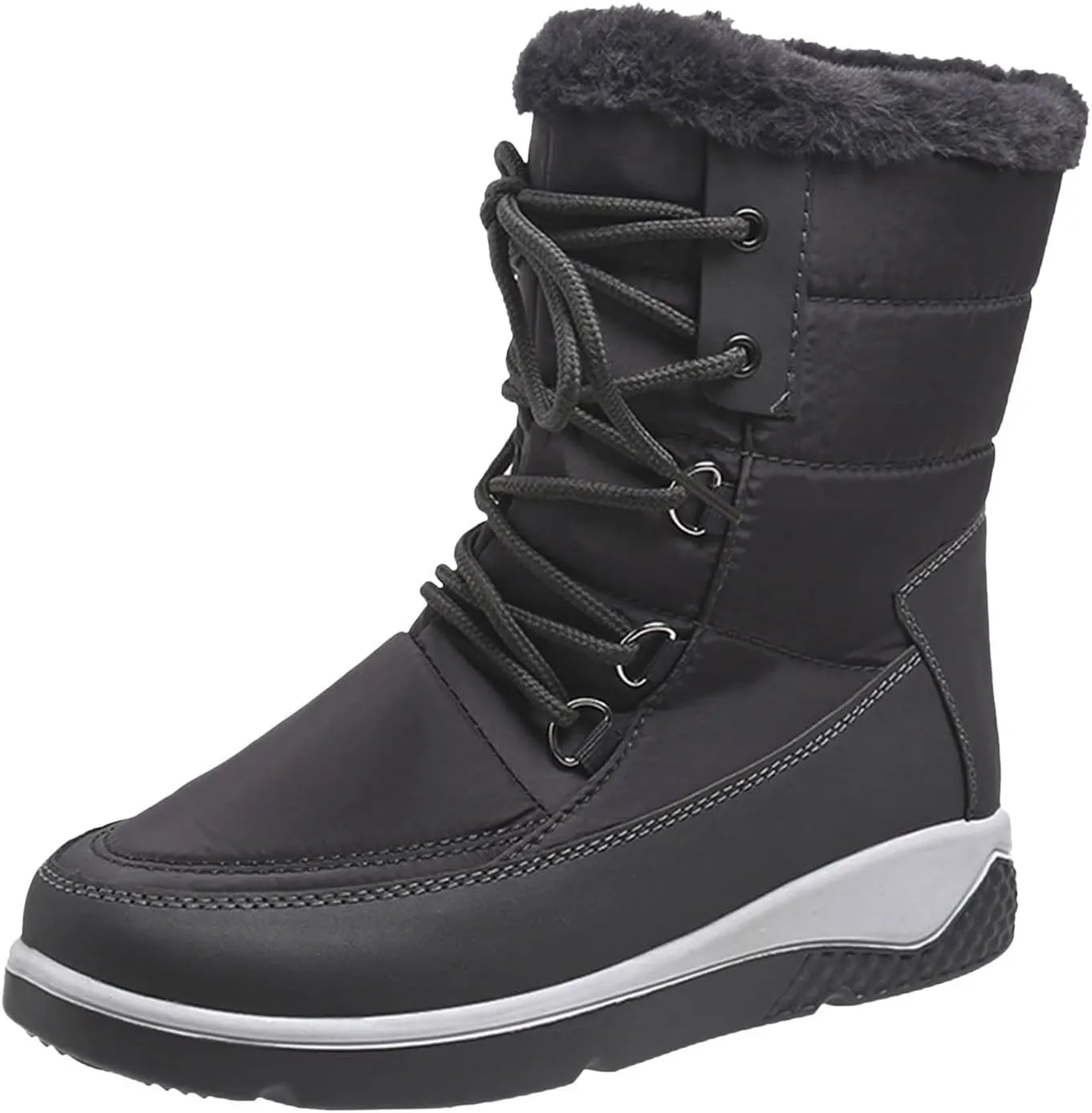 Women's Snow Boots Waterproof Size 11 Womens Size 8 Cute Snow Boots Women Winter Booties Size 11 Zapatos De Mujer Para Nieve Tall Winter Boots for Women Fashion