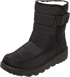 Women's Snow Boots Waterproof Winter Boots Womens Winter Boots Black Cute Boots Winter Fur Zapatos Para La Nieve De Mujer Antideslizantes Waterproof Womens Boots Winter