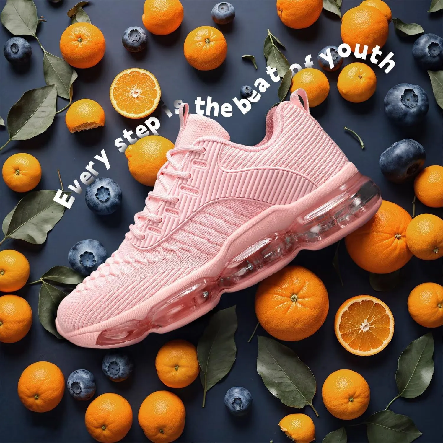 Womens Walking Running Shoes Air Cushion Basketball Sneakers Fashion Tennis Breathable Sport Gym Fitness Cross Trainers Shoes