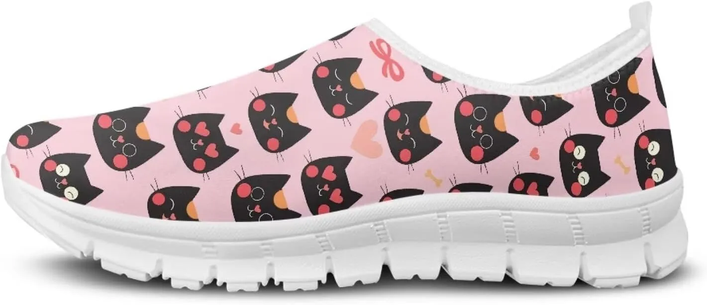 Women's Walking Workout Shoes Running Hiking Outdoor Slip-On Shoes Exercise Causal Non-Slip Sneaker for Women US 5.5-11.5