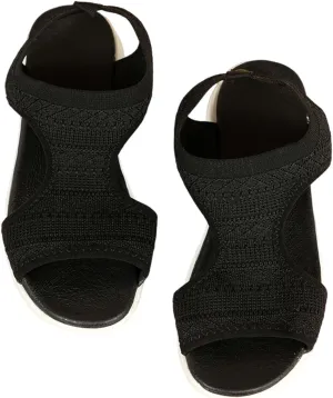 Women's Wedge Sandals Comfortable Open Toe Platform Casual Dressy Summer Dress Shoes Cute Buckle Wedges for Beach