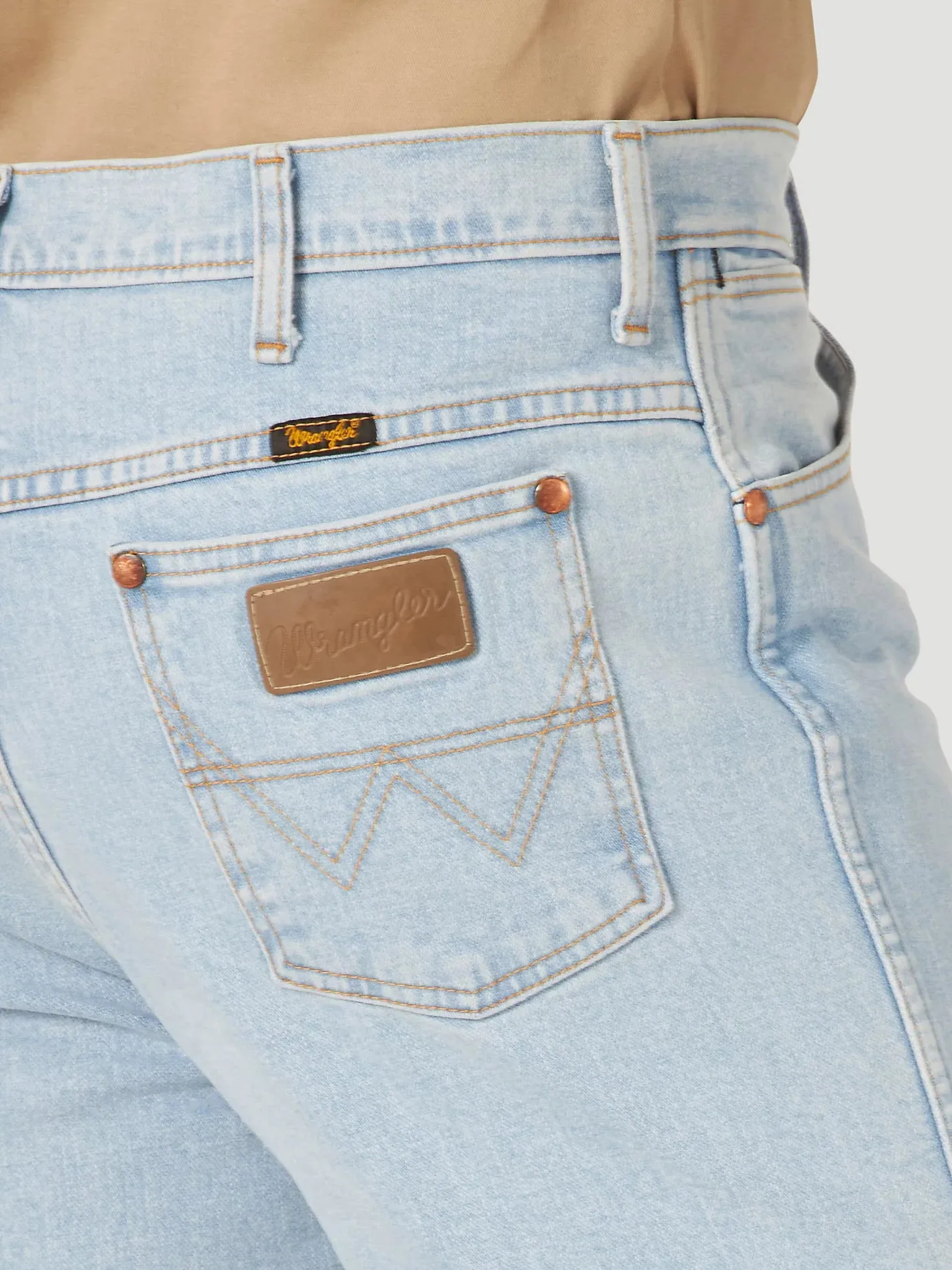 WRANGLER COWBOY CUT SLIM FIT ACTIVE FLEX JEANS