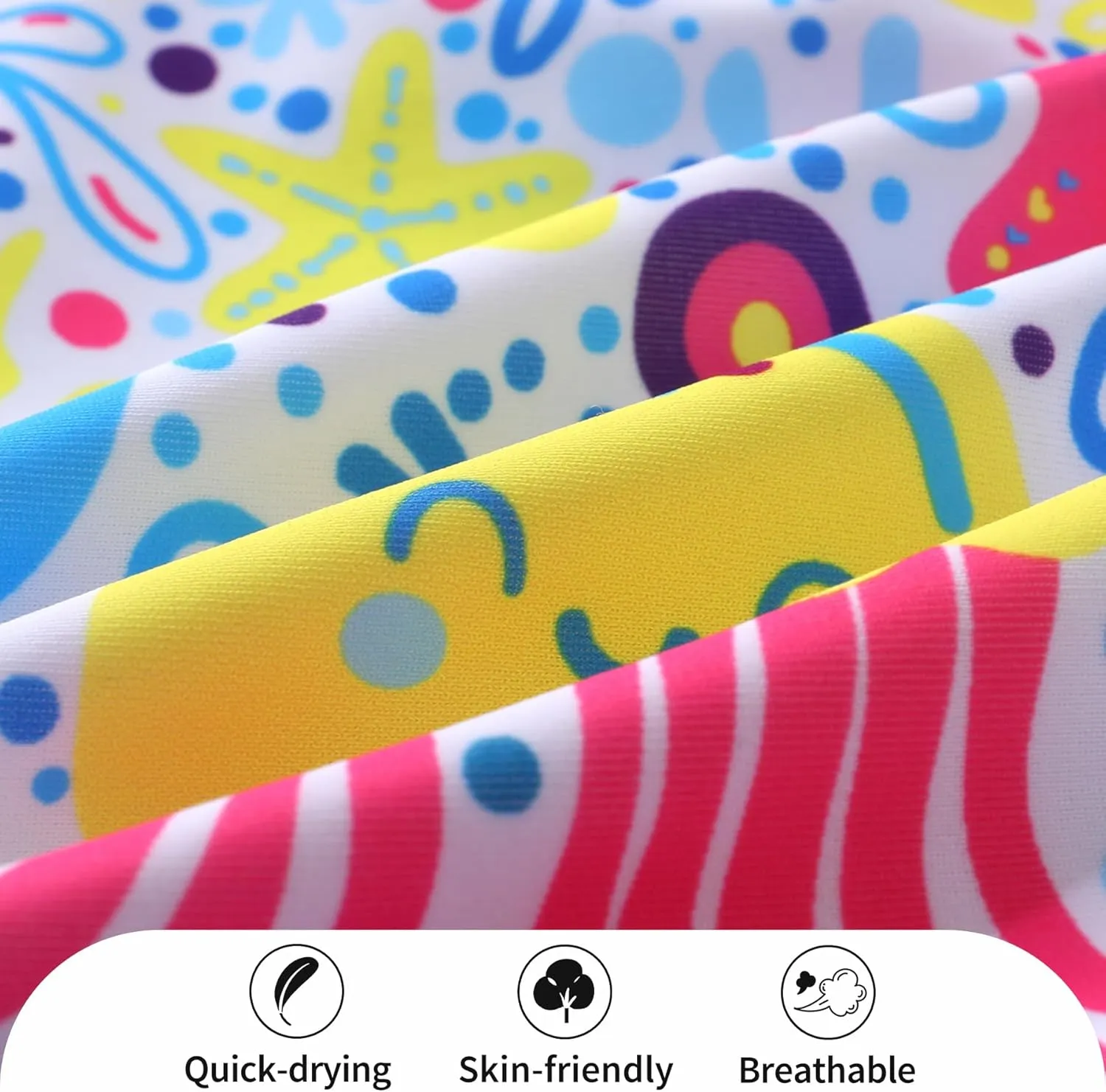 YOUNGER TREE Toddler Baby Girl Swimsuit Infant One Piece Bathing Suits with Hat Newborn Summer Beach Swimwear